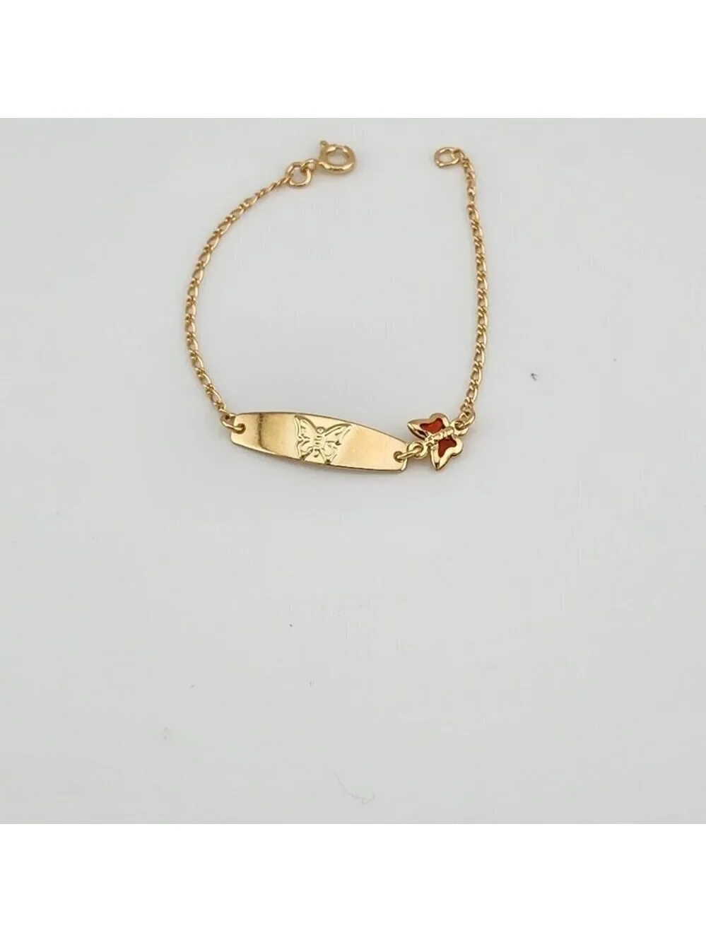 Brand New Brazilian 18k Gold Filled Butterfly Bracelet